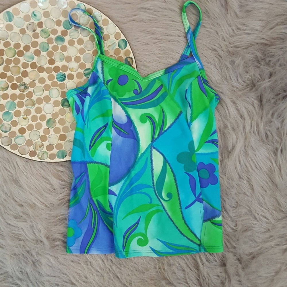 栗‍Krista Tankini Top Swimsuit Underwire Bra